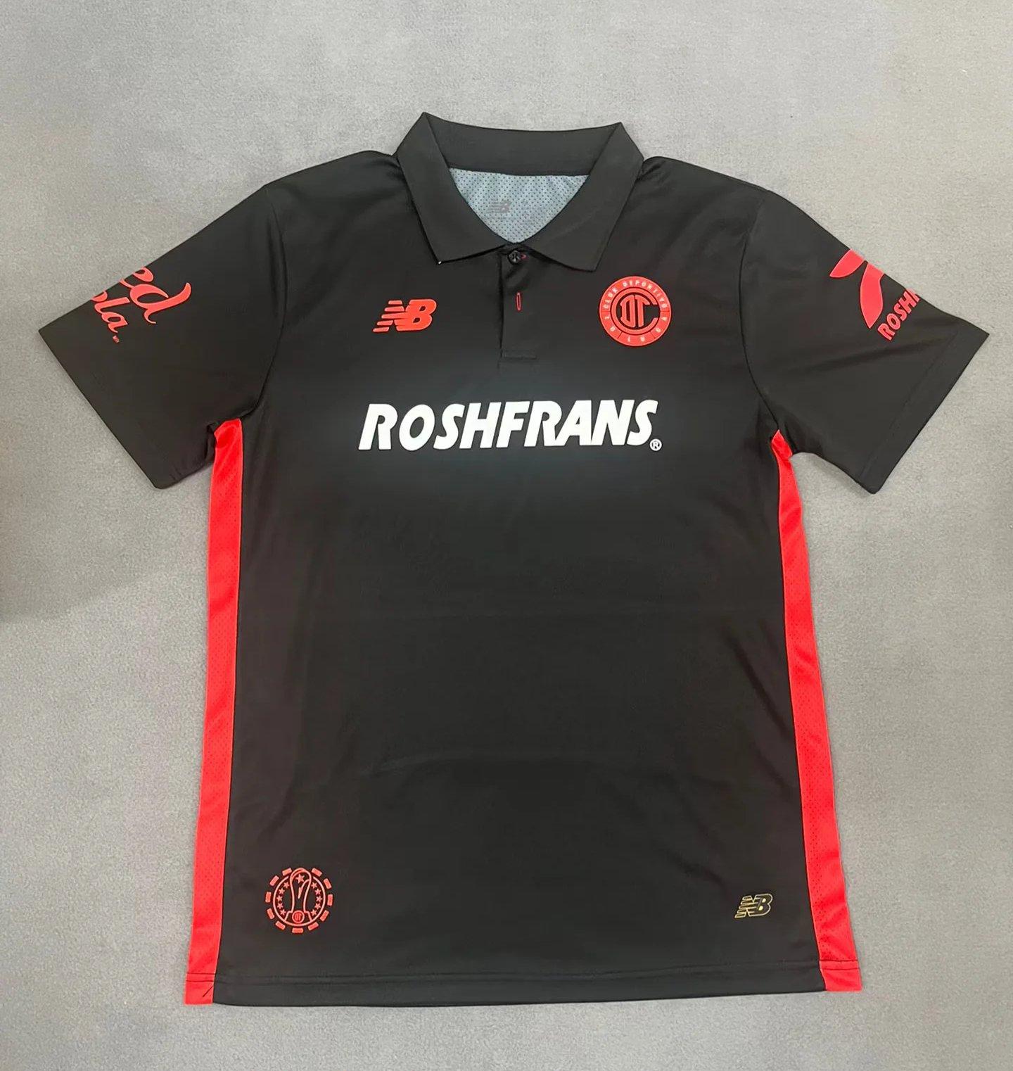 AAA Quality Toluca 25/26 Third Black Soccer Jersey